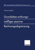 Berndt |  Berndt, T: Grundsätze ordnungsmäßiger passiver Rechnungsabgr | Buch |  Sack Fachmedien