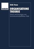 Frese |  Organisationstheorie | Buch |  Sack Fachmedien