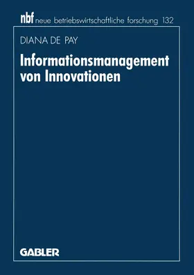 Pay |  Informationsmanagement von Innovationen | Buch |  Sack Fachmedien