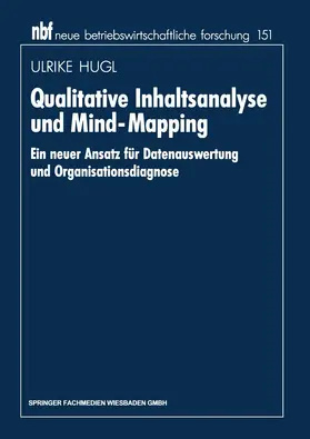 Hugl |  Qualitative Inhaltsanalyse und Mind-Mapping | Buch |  Sack Fachmedien