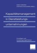 Corsten / Stuhlmann |  Kapazitätsmanagement in Dienstleistungsunternehmungen | Buch |  Sack Fachmedien