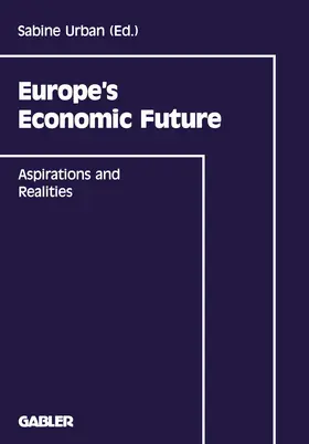 Billmann / Urban |  Europe's Economic Future | Buch |  Sack Fachmedien