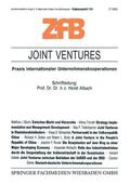 Albach |  Joint Ventures | Buch |  Sack Fachmedien