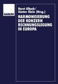 Albach |  Albach, H: Harmonisierung der Konzernrechnungslegung in Euro | Buch |  Sack Fachmedien