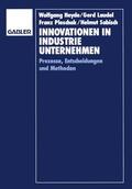 Laudel / Sabisch / Pleschak |  Innovationen in Industrieunternehmen | Buch |  Sack Fachmedien