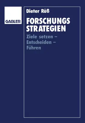 Röß |  Forschungsstrategien | Buch |  Sack Fachmedien