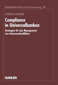 Ehrler |  Ehrler, J: Compliance in Universalbanken | Buch |  Sack Fachmedien