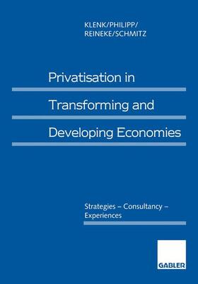 Klenk / Schmitz / Philipp | Privatisation in Transforming and Developing Economies | Buch | 978-3-409-13598-6 | sack.de