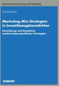 Ritzerfeld |  Ritzerfeld, U: Marketing-Mix-Strategien in Investitionsgüter | Buch |  Sack Fachmedien