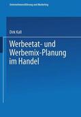  Werbeetat- und Werbemix-Planung im Handel | Buch |  Sack Fachmedien