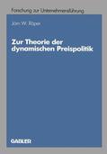 Röper |  Röper, J: Zur Theorie der dynamischen Preispolitik | Buch |  Sack Fachmedien