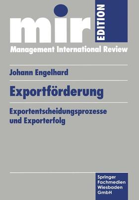 Johann |  Johann, E: Exportförderung | Buch |  Sack Fachmedien
