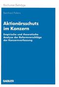 Pellens |  Pellens, B: Aktionärsschutz im Konzern | Buch |  Sack Fachmedien