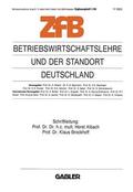 Brockhoff |  Betriebswirtschaftslehre und der Standort Deutschland | Buch |  Sack Fachmedien