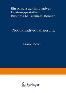 Jacob | Produktindividualisierung | Buch | 978-3-409-13783-6 | www.sack.de
