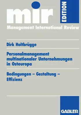  Personalmanagement multinationaler Unternehmungen in Osteuropa | Buch |  Sack Fachmedien
