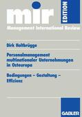  Personalmanagement multinationaler Unternehmungen in Osteuro | Buch |  Sack Fachmedien