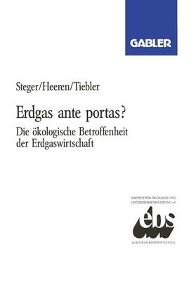 Steger | Erdgas ante portas? | Buch | 978-3-409-13862-8 | sack.de