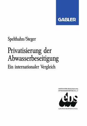 Spelthahn | Privatisierung der Abwasserbeseitigung | Buch | 978-3-409-13868-0 | sack.de