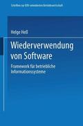 Hess |  Hess, H: Wiederverwendung von Software | Buch |  Sack Fachmedien