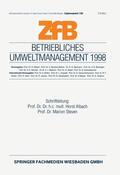 Albach / Steven |  Betriebliches Umweltmanagement 1998 | Buch |  Sack Fachmedien