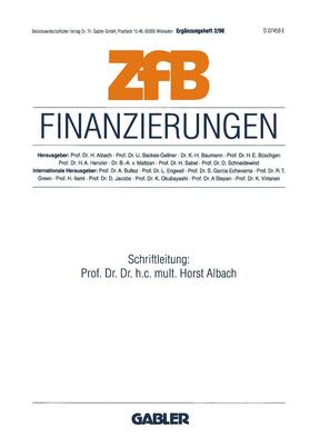 Albach | Finanzierungen | Buch | 978-3-409-13957-1 | sack.de