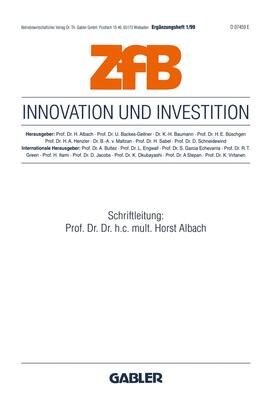 Albach | Innovation und Investition | Buch | 978-3-409-13958-8 | sack.de