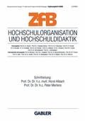 Albach / Mertens |  Hochschulorganisation und Hochschuldidaktik | Buch |  Sack Fachmedien