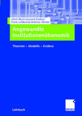 Blum / Weiske / Dudley |  Angewandte Institutionenökonomik | Buch |  Sack Fachmedien