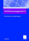 Breuer / Schuhmacher / Gürtler |  Portfoliomanagement II | Buch |  Sack Fachmedien