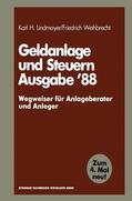 Lindmayer / Weihbrecht |  Weihbrecht, F: Geldanlage und Steuern ¿88 | Buch |  Sack Fachmedien