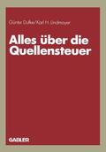 Lindmayer / Dufke |  Alles über die Quellensteuer | Buch |  Sack Fachmedien
