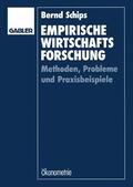 Schips |  Empirische Wirtschaftsforschung | Buch |  Sack Fachmedien