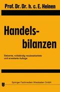 Heinen |  Heinen, E: Handelsbilanzen | Buch |  Sack Fachmedien