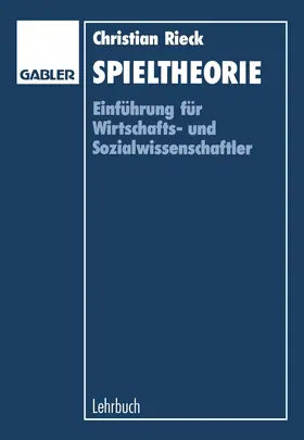  Spieltheorie | Buch |  Sack Fachmedien