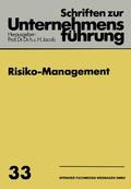 Jacob |  Risiko-Management | Buch |  Sack Fachmedien