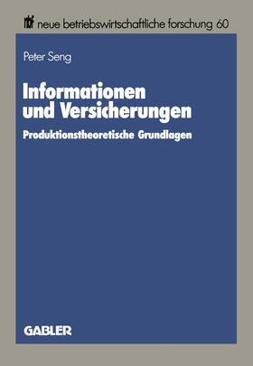 Seng |  Seng, P: Informationen und Versicherungen | Buch |  Sack Fachmedien