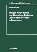 Kürble |  Kürble, G: Analyse von Gewinn und Wachstum deutscher Lebensv | Buch |  Sack Fachmedien