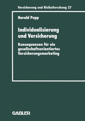 Individualisierung und Versicherung | Buch | 978-3-409-18827-2 | sack.de