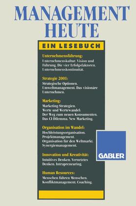 Steinmann / Meffert / Schreyögg | Management heute | Buch | 978-3-409-18902-6 | sack.de