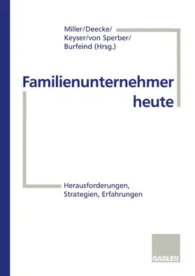 Deecke / Keyser / von Sperber |  Familienunternehmer heute | Buch |  Sack Fachmedien