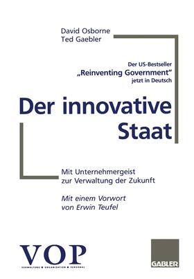 Gaebler |  Der innovative Staat | Buch |  Sack Fachmedien