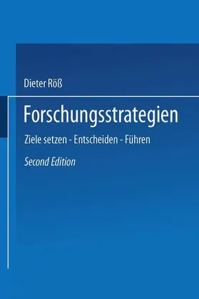 Röß |  Forschungsstrategien | Buch |  Sack Fachmedien