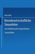 Gerd |  Betriebswirtschaftliche Steuerlehre | Buch |  Sack Fachmedien