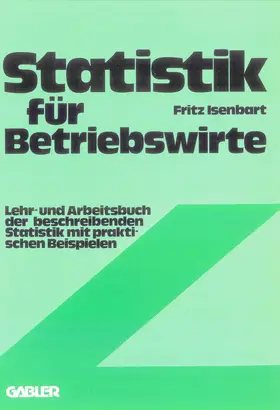 Isenbart | Statistik für Betriebswirte | Buch | 978-3-409-27091-5 | www.sack.de
