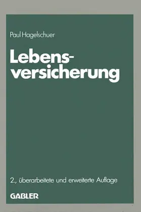 Hagelschuer |  Lebensversicherung | Buch |  Sack Fachmedien