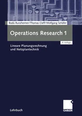 Runzheimer / Cleff / Schäfer |  Runzheimer, B: Operations Research 1 | Buch |  Sack Fachmedien