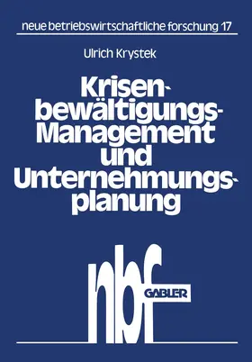 Krystek |  Krisenbewältigungs-Management und Unternehmungsplanung | Buch |  Sack Fachmedien