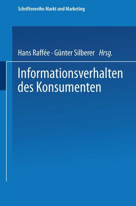 Raffée | Informationsverhalten des Konsumenten | Buch | 978-3-409-35222-2 | sack.de