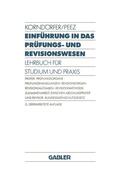 Peez / Korndörfer |  Einführung in das Prüfungs- und Revisionswesen | Buch |  Sack Fachmedien